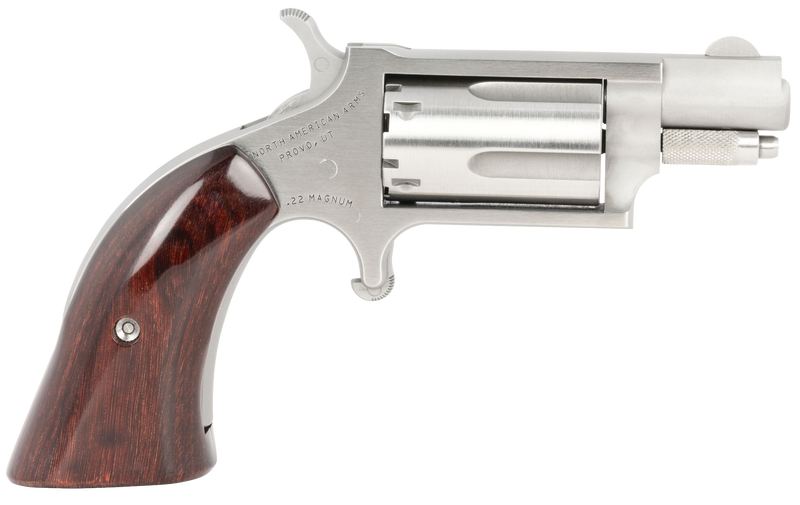North American Arms Mini-Revolver Stainless .22 Mag 1.125" Barrel 5-Rounds