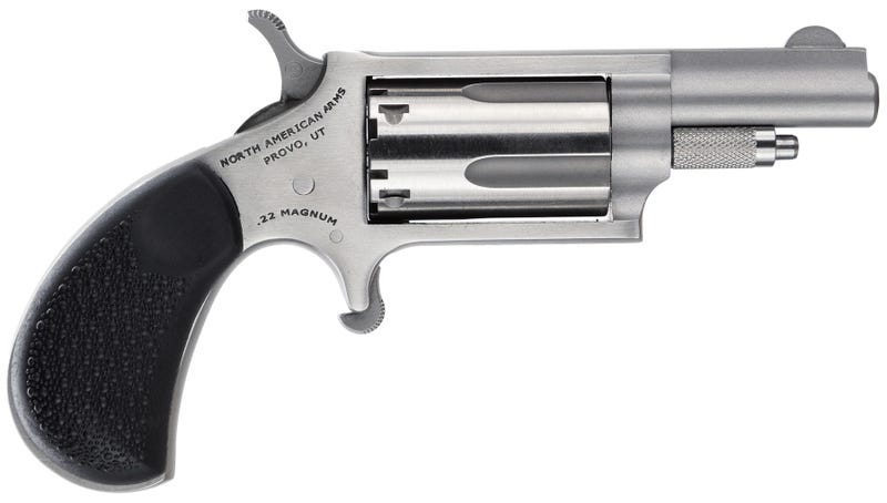 North American Arms Mini-Revolver Stainless .22 Mag 1.63" Barrel 5-Rounds Carry Combo