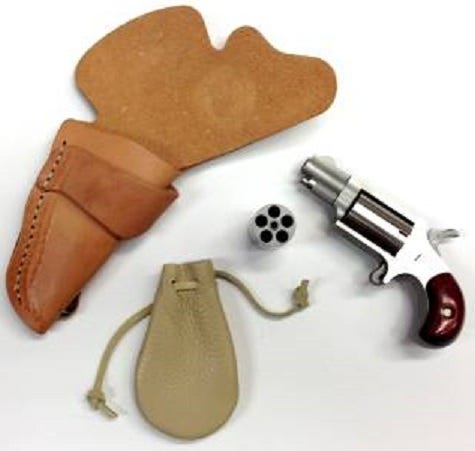 North American Arms Mini-Revolver Stainless .22 REV 1.125" Barrel 5-Rounds Cap & Ball Kit