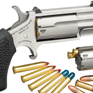 North American Arms Pug Stainless .22 LR / 22 WMR 1" Barrel 5-Rounds