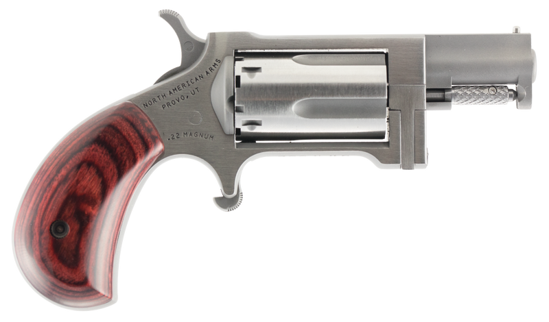 North American Arms Sidewinder Revolver Stainless .22 Mag 1.5" Barrel 5-Rounds