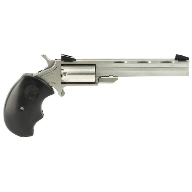 North American Arms Mini-Master Stainless .22 Mag / .22 LR 4" Barrel 5-Rounds CA Compliant