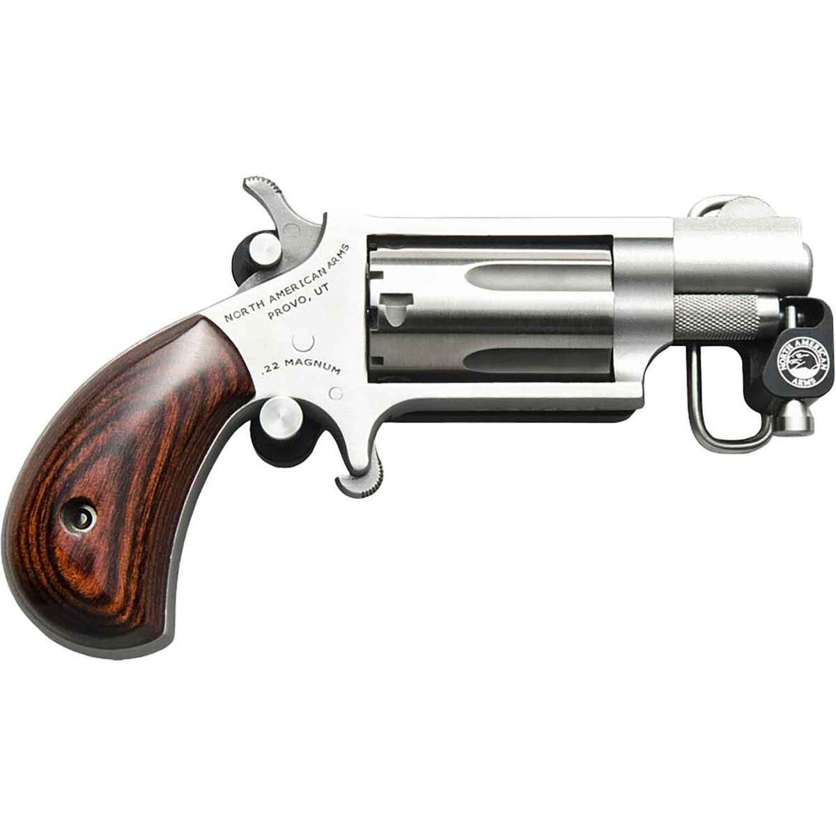 North American Arms Mini Revolver 22 WMR (22 Mag) 1in Stainless Revolver - 5 Rounds