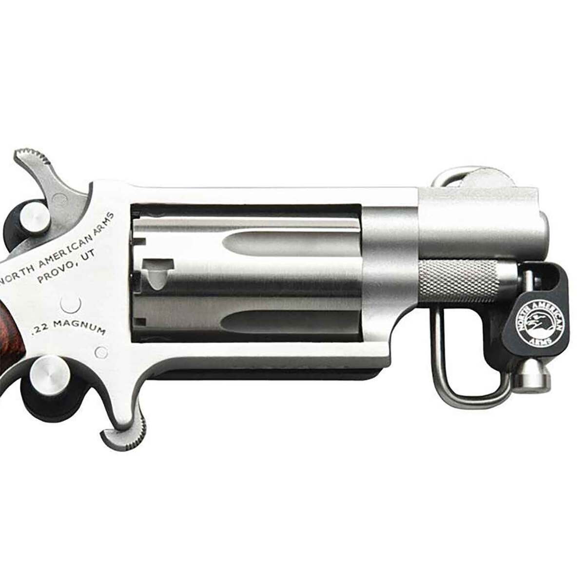 North American Arms Mini Revolver 22 WMR (22 Mag) 1in Stainless Revolver - 5 Rounds - Image 2