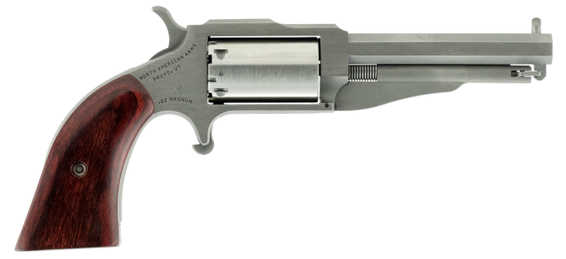 North American Arms 1860 The Earl Stainless .22 LR / .22 Mag 3" Barrel 5-Rounds