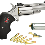 North American Arms Black Widow Stainless .22 LR / .22 Mag 2" Barrel 5-Rounds Fixed Sights