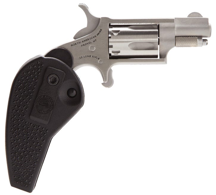 North American Arms Mini-Revolver Stainless .22 LR 1.125" Barrel 5-Rounds