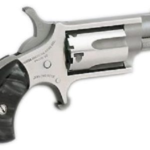 North American Arms Mini-Revolver Stainless .22 LR 1.125" Barrel 5-Rounds Black Pearl Grips