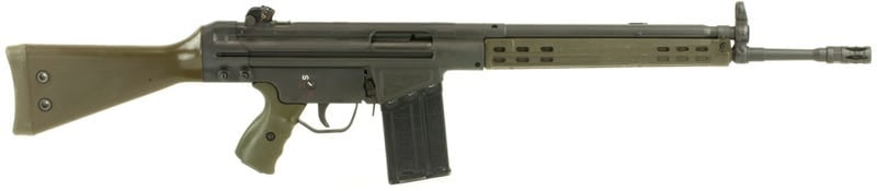 PTR GI PTR 100 Black / Green .308 Win 18" Barrel 20-Rounds