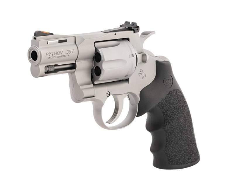 Colt Firearms Python Stainless .357 Mag / .38 SPL 3" Barrel 6-Rounds w/ Hogue Grips