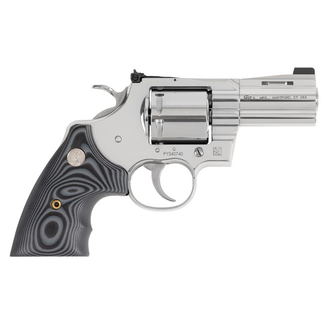 Colt Firearms Python Combat Elite Polished Stainless .357 Mag / .38 SPL 3" Barrel 6-Rounds