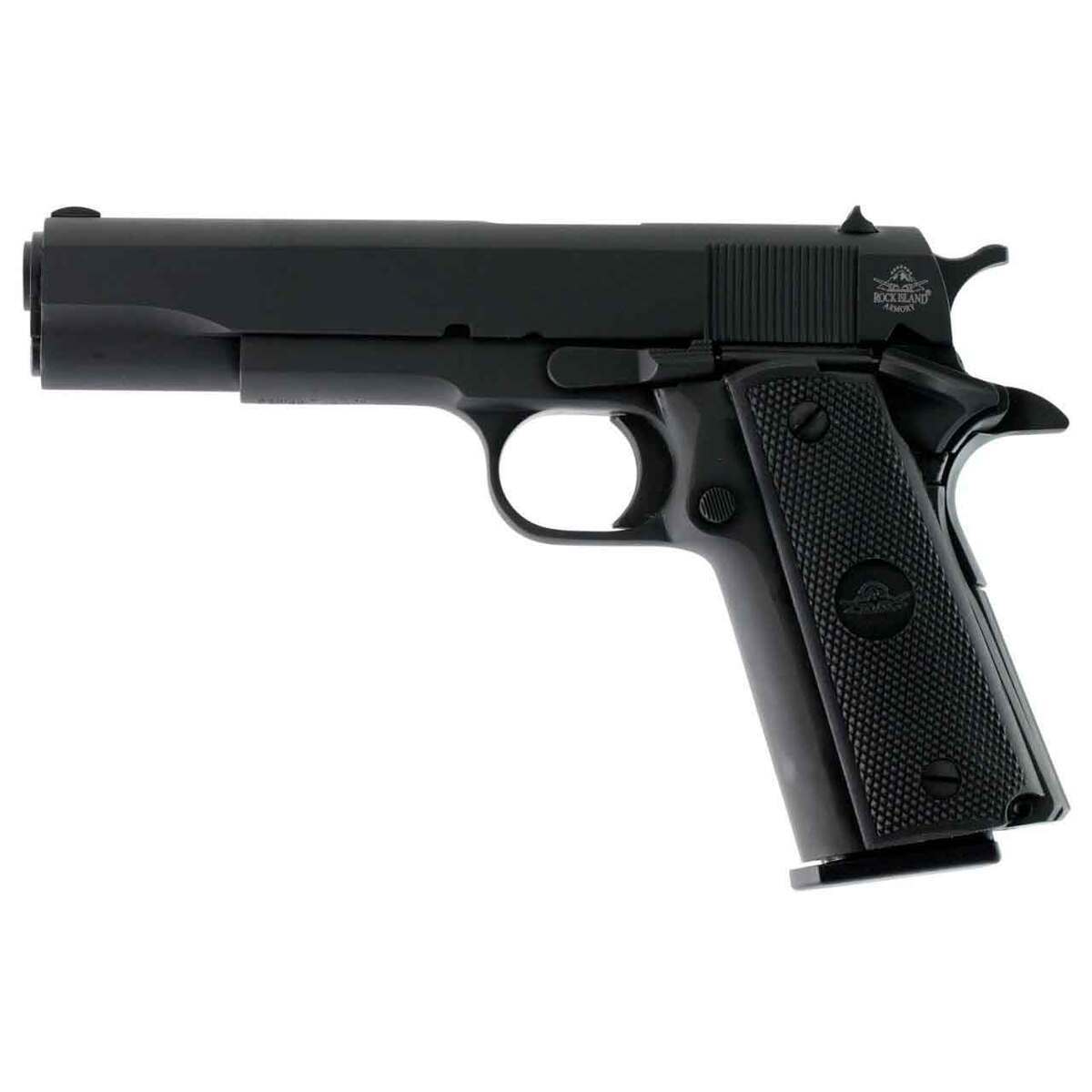 Rock Island Armory Standard 1911 A2 45 Auto (ACP) 5in Black Parkerized Pistol - 10+1 Rounds - Image 2