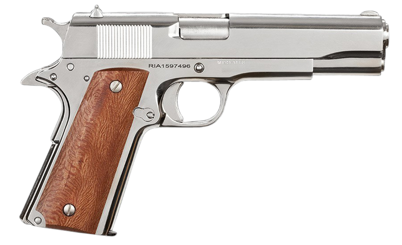 Rock Island Armory GI Standard FS Nickel .38 Super 5" Barrel 9-Rounds