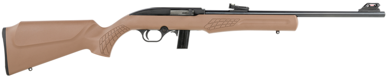 Braztech/Rossi RS22 Coyote Brown .22 LR 18" Barrel 10-Rounds Adjustable Fiber Optic Sights