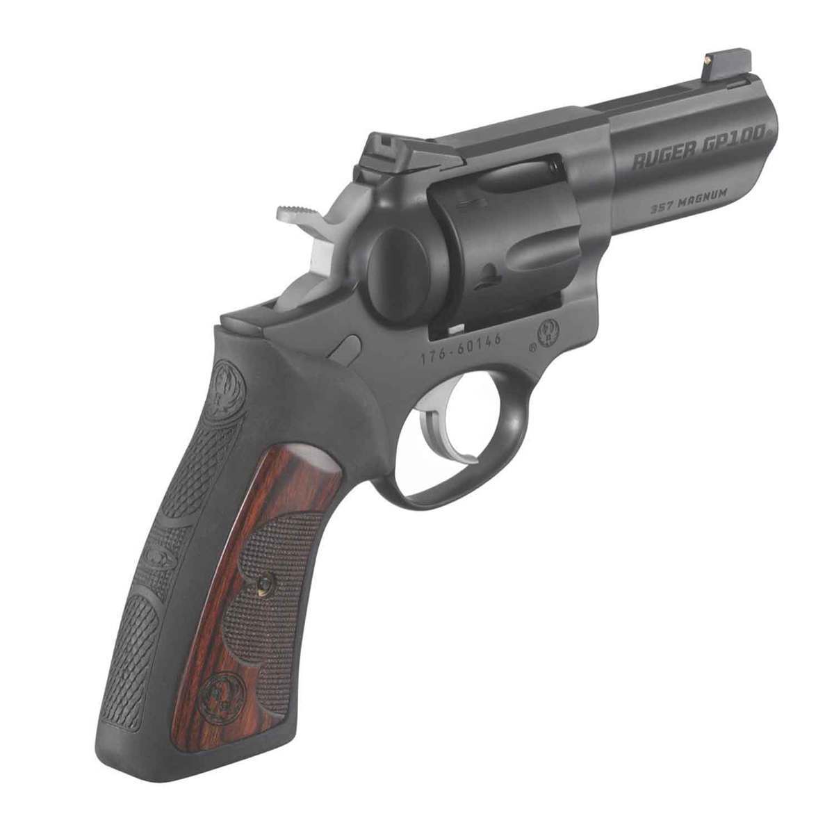 Ruger GP100 357 Magnum 3in Blued Revolver - 6 Rounds - Image 3