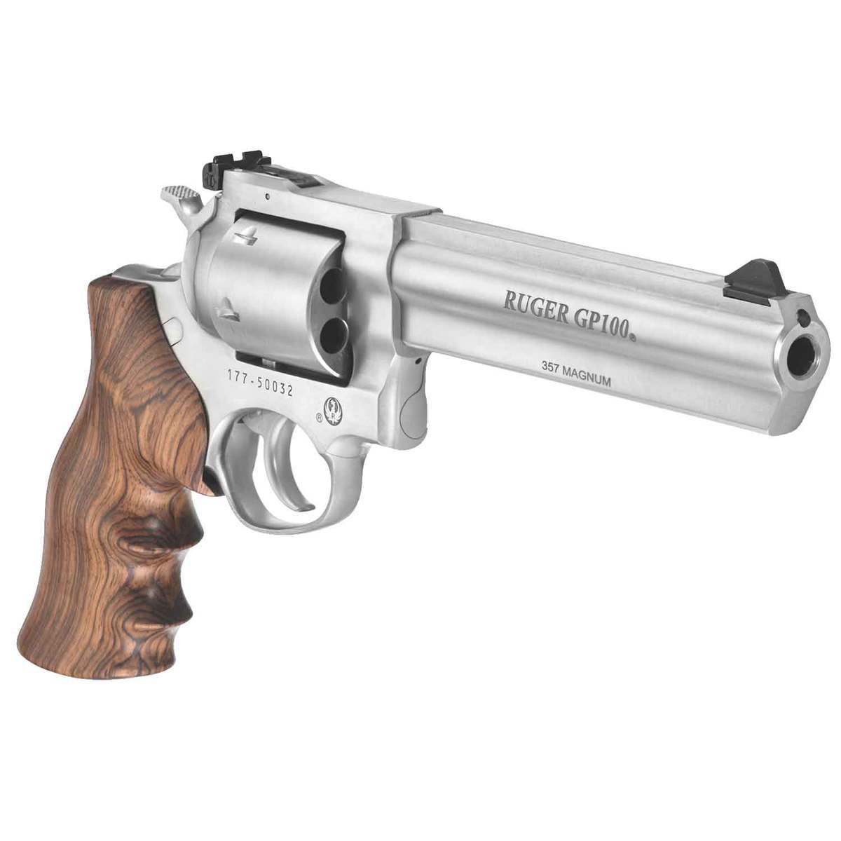 Ruger GP100 357 Magnum 6in Stainless Revolver - 6 Rounds - Image 3