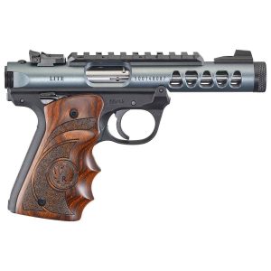 Ruger Mark IV 22/45 Lite 22 Long Rifle 4.4in Diamond Gray Pistol - 10+1 Rounds