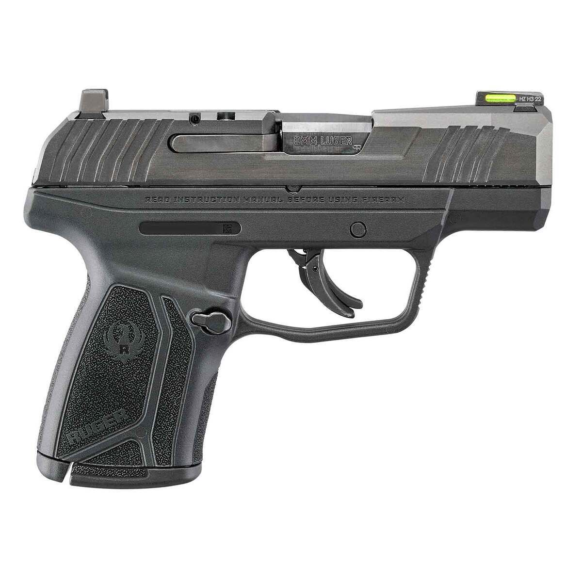 Ruger Max-9 9mm Luger 3.2in Black Oxide Pistol - 10+1 Rounds