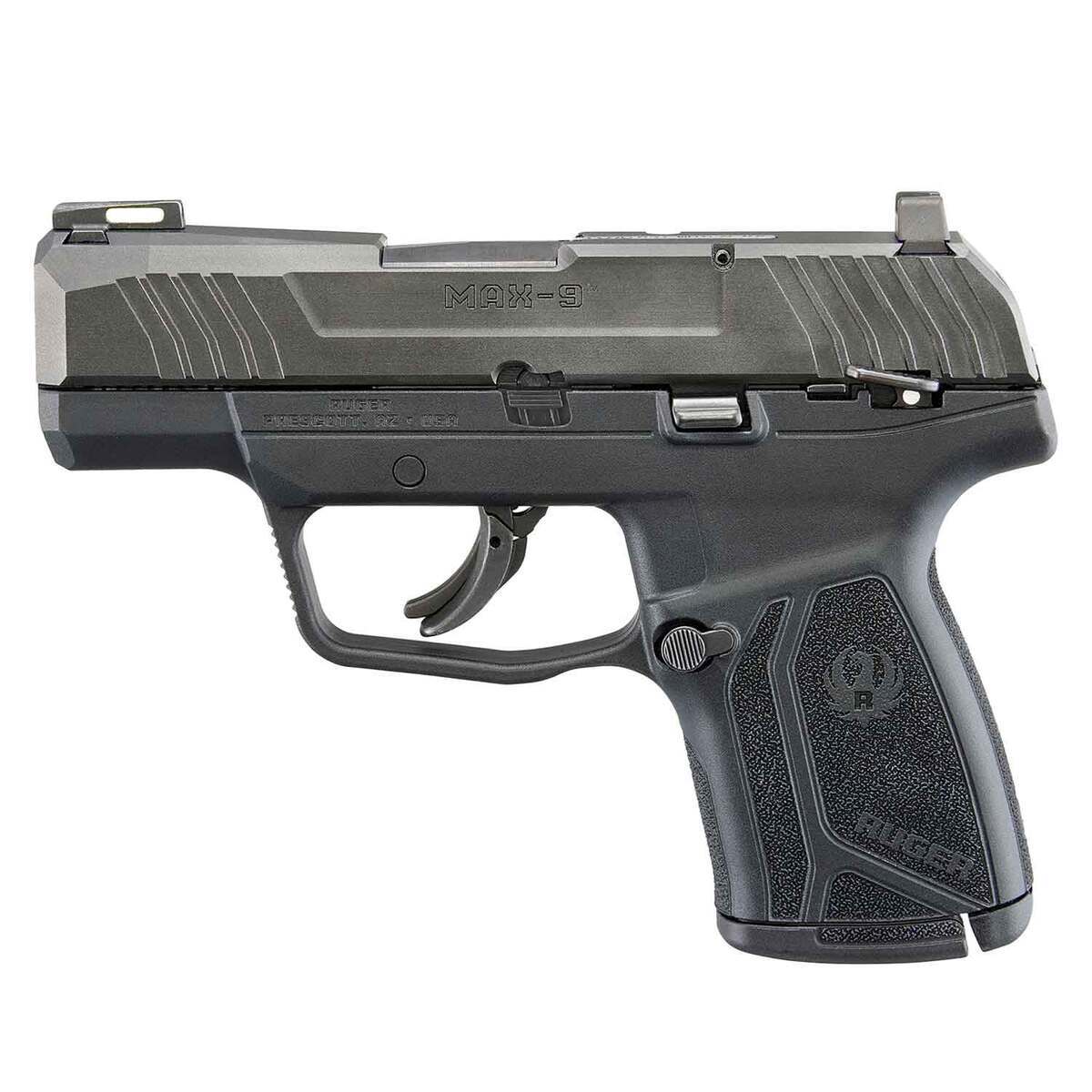 Ruger Max-9 9mm Luger 3.2in Black Oxide Pistol - 10+1 Rounds - Image 2