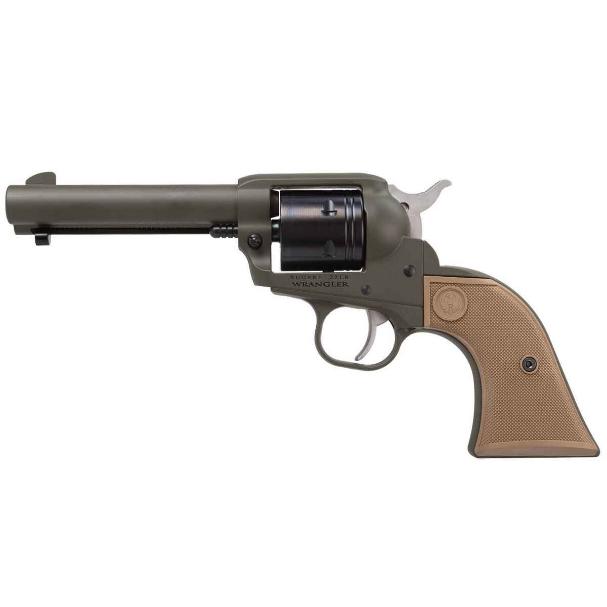 Ruger Wrangler 22 Long Rifle 4.63in OD Green Cerakote Revolver - 6 Rounds - Image 2