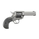 Ruger Wrangler 22LR 3.75in Silver Cerakote Revolver - 6 Rounds