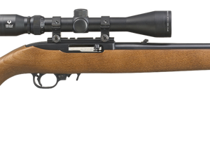 Ruger 10/22 Carbine Wood .22 LR 18.5" Barrel 10-Rounds 3-9x40mm Scope