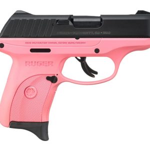 Ruger EC9s Pink/Black 9mm 3.12" Barrel 7-Rounds Checkered Grip