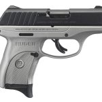 Ruger EC9s Silver/Black 9mm 3.12" Barrel 7-Rounds Fixed Sights