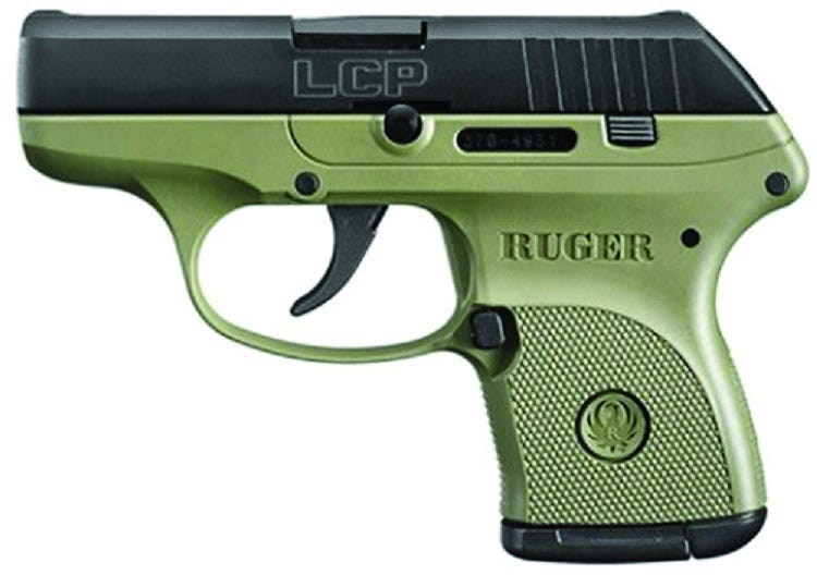 Ruger LCP OD Green .380 ACP 2.75" Barrel 6-Rounds