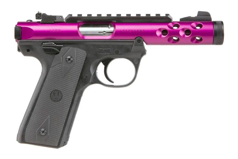 Ruger Mark IV 22/45 Lite Purple 4.40" Threaded Barrel .22 LR 10-Rounds