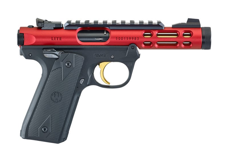 Ruger Mark IV 22/45 Lite Red/Gold .22LR 4.4" Barrel 10-Rounds