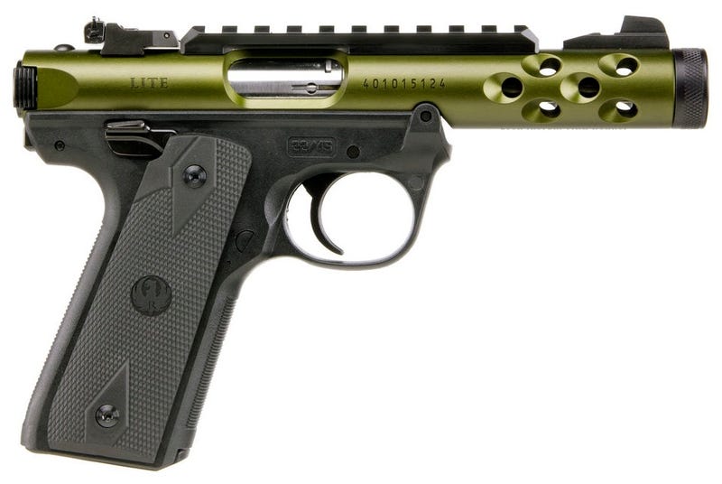 Ruger Mark IV 22/45 Lite Green .22 LR 4.4" Barrel 10-Rounds