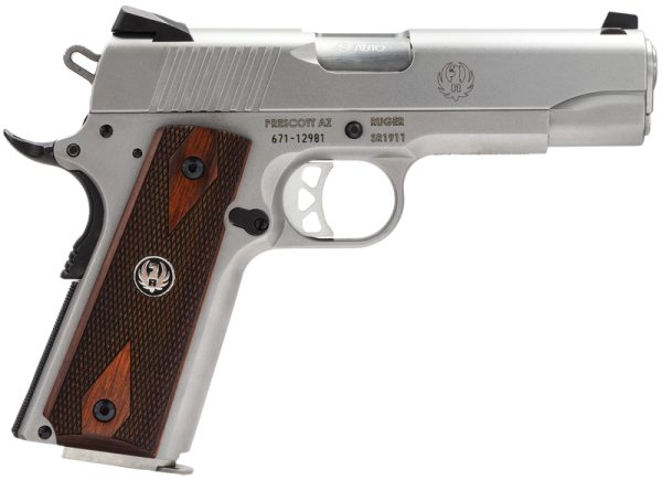 Ruger SR1911 Stainless .45 ACP 4.25" Barrel 7-Rounds Commander-Style