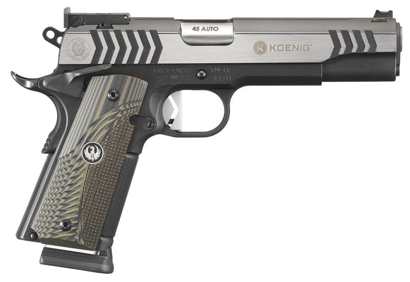 Ruger SR1911 Competition Stainless / Black .45 ACP 5" Barrel 8-Rounds