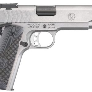Ruger SR1911 Target Stainless 9mm 5" Barrel 9-Rounds G-10 Grips