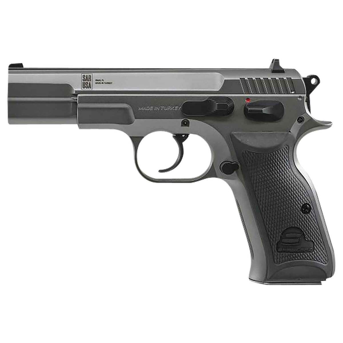 Sar USA 2000 9mm Luger 4.5in Stainless Pistol - 17+1 Rounds - Image 2