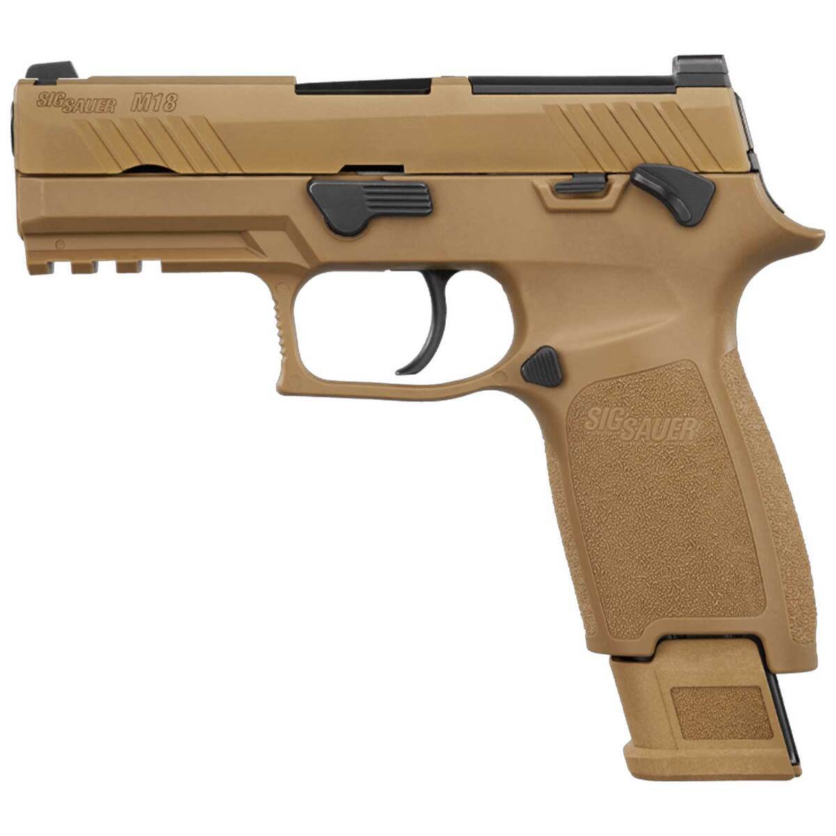 Sig Sauer M18 9mm Luger 3.9in Coyote PVD Pistol - 21+1 Rounds - Image 2