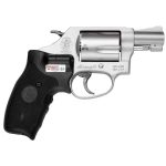 Smith & Wesson Model 637 Airweight w/Crimson Trace Lasergrip 38 Special 1.88in Matte Silver/Black Revolver - 5 Rounds