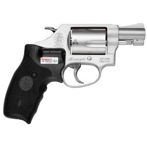 Smith & Wesson Model 637 Airweight w/Crimson Trace Lasergrip 38 Special 1.88in Matte Silver/Black Revolver - 5 Rounds