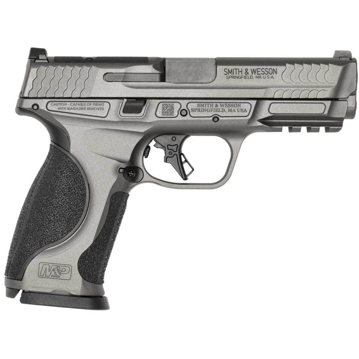 Smith & Wesson M&P40 M2.0 Metal OR 40 S&W 4.22in Tungsten Gray Cerakote Pistol - 15+1 Rounds