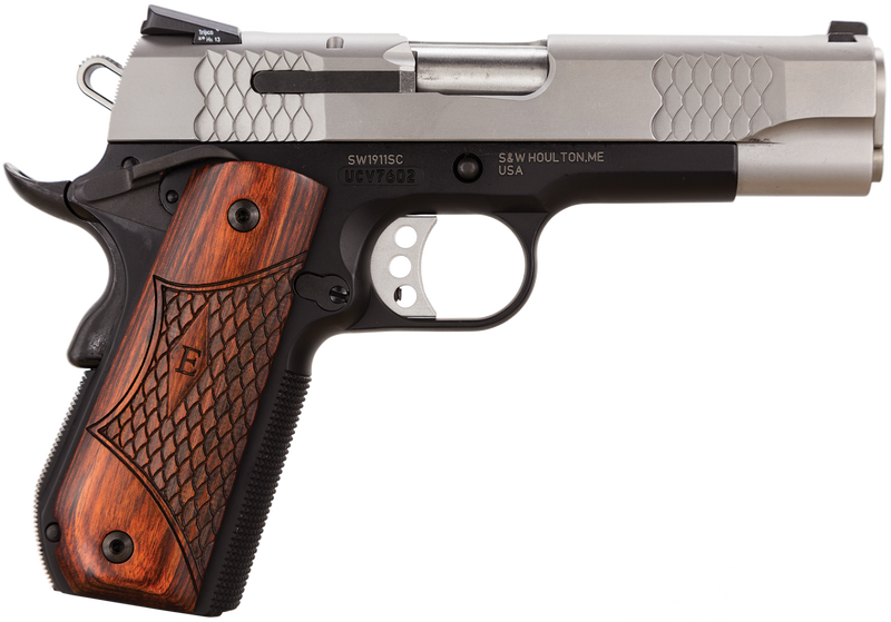 Smith and Wesson 1911 E-Series Stainless .45 ACP 4.25" Barrel 8-Rounds