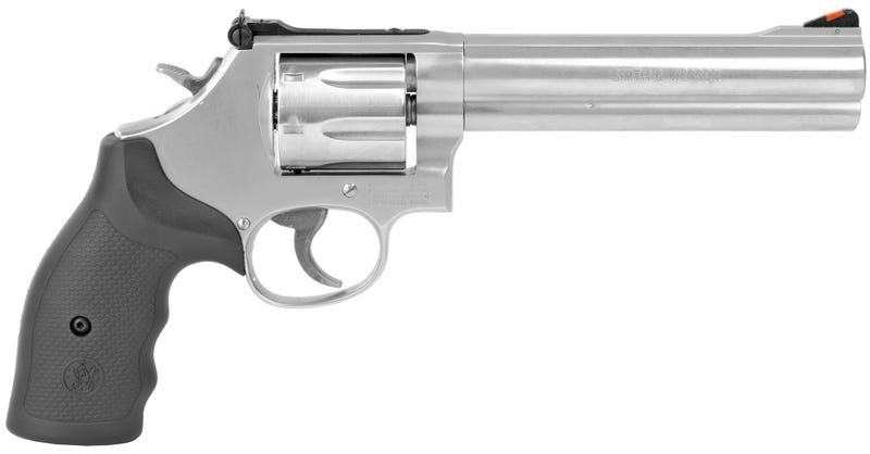 Smith and Wesson 686 Plus Stainless .357 Mag/.38SPL +P/.38 Special 6" Barrel 7-Rounds Smith and Wesson 686 Plus Stainless .357 Mag/.38SPL +P/.38 Special 6" Barrel 7-Rounds - HANDGUNS - Miami Shooters Supply