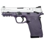 Smith and Wesson M&P380 Shield EZ Orchid / Stainless .380 ACP 3.675" Barrel 8-Rounds Manual Safety