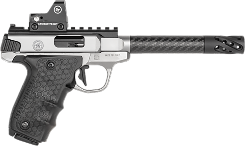 Smith and Wesson Performance Center SW Victory Target Stainless .22 LR 6" Barrel 10-Rounds Vortex Viper