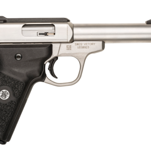 Smith and Wesson SW22 Victory Stainless 22LR 5.5-inch Threaded Barrel 10 Rounds