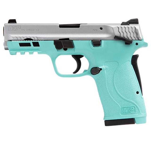 Smith and Wesson M&P 380 Shield EZ Robin's Egg Blue 380 ACP 3.7" Barrel 8-Rounds