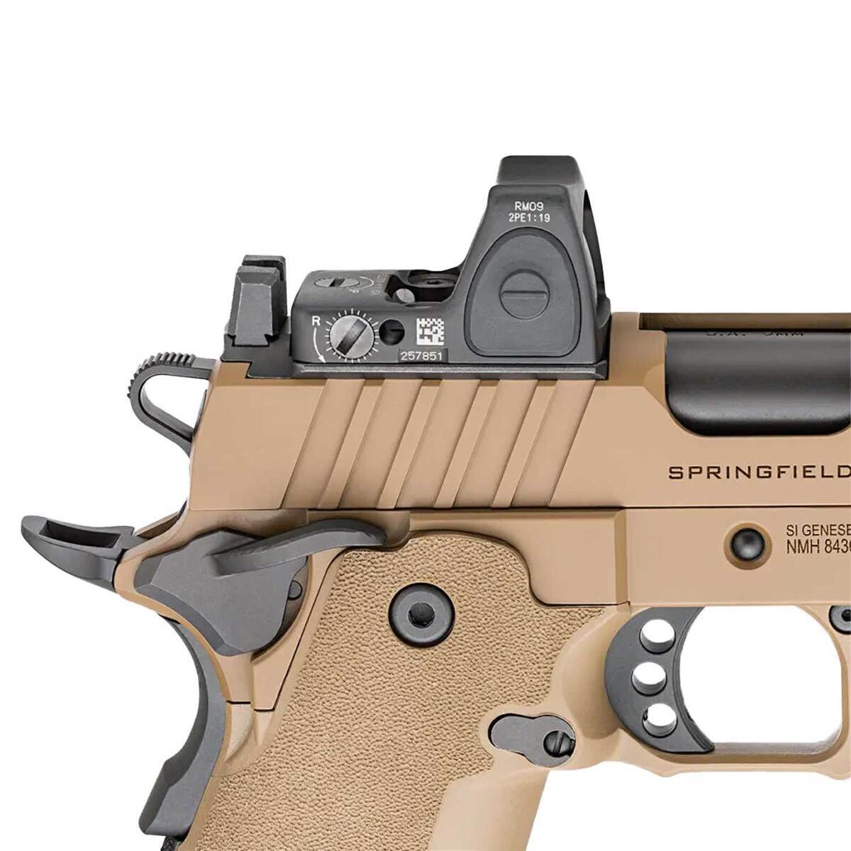 Springfield Armory 1911 DS Prodigy Comp AOS 9mm Luger 5in Coyote Brown Cerakote Pistol - 20+1 Rounds - Image 3