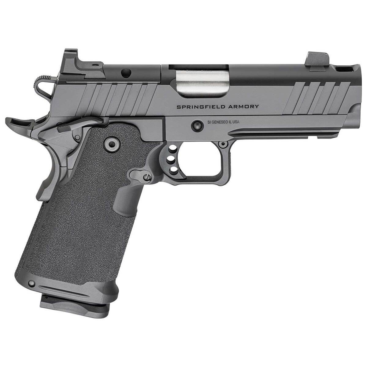 Springfield Armory 1911 DS Prodigy Compact AOS 9mm Luger 4.25in Black Cerakote Pistol - 20+1 Rounds