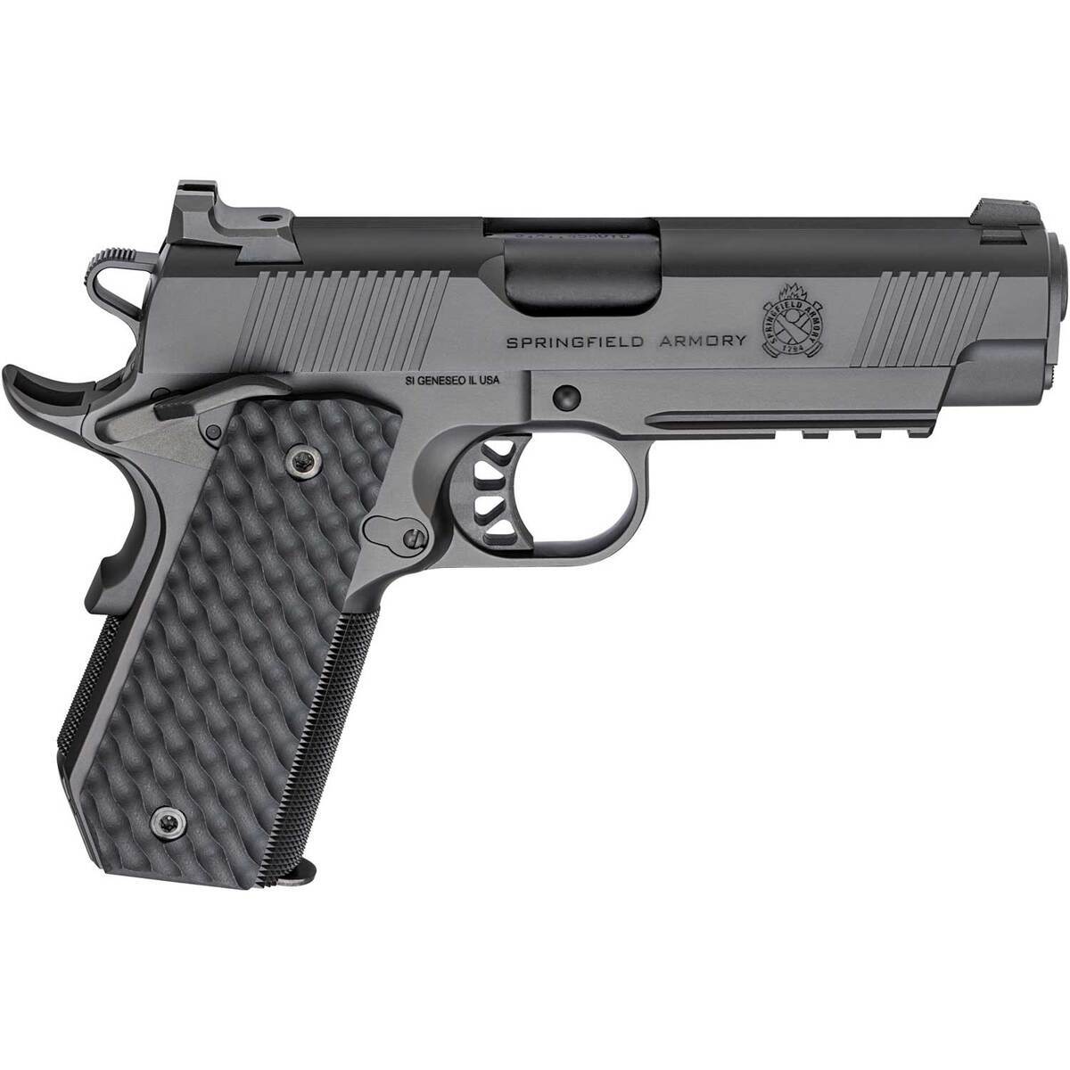 Springfield Armory 1911 TRP CC 45 Auto (ACP) 4.25in Black Cerakote Pistol - 7+1 Rounds
