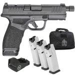 Springfield Armory Hellcat Pro OSP Threaded Gear Up Package 9mm Luger 4.4in Black Melonite Pistol - 17+1 Rounds